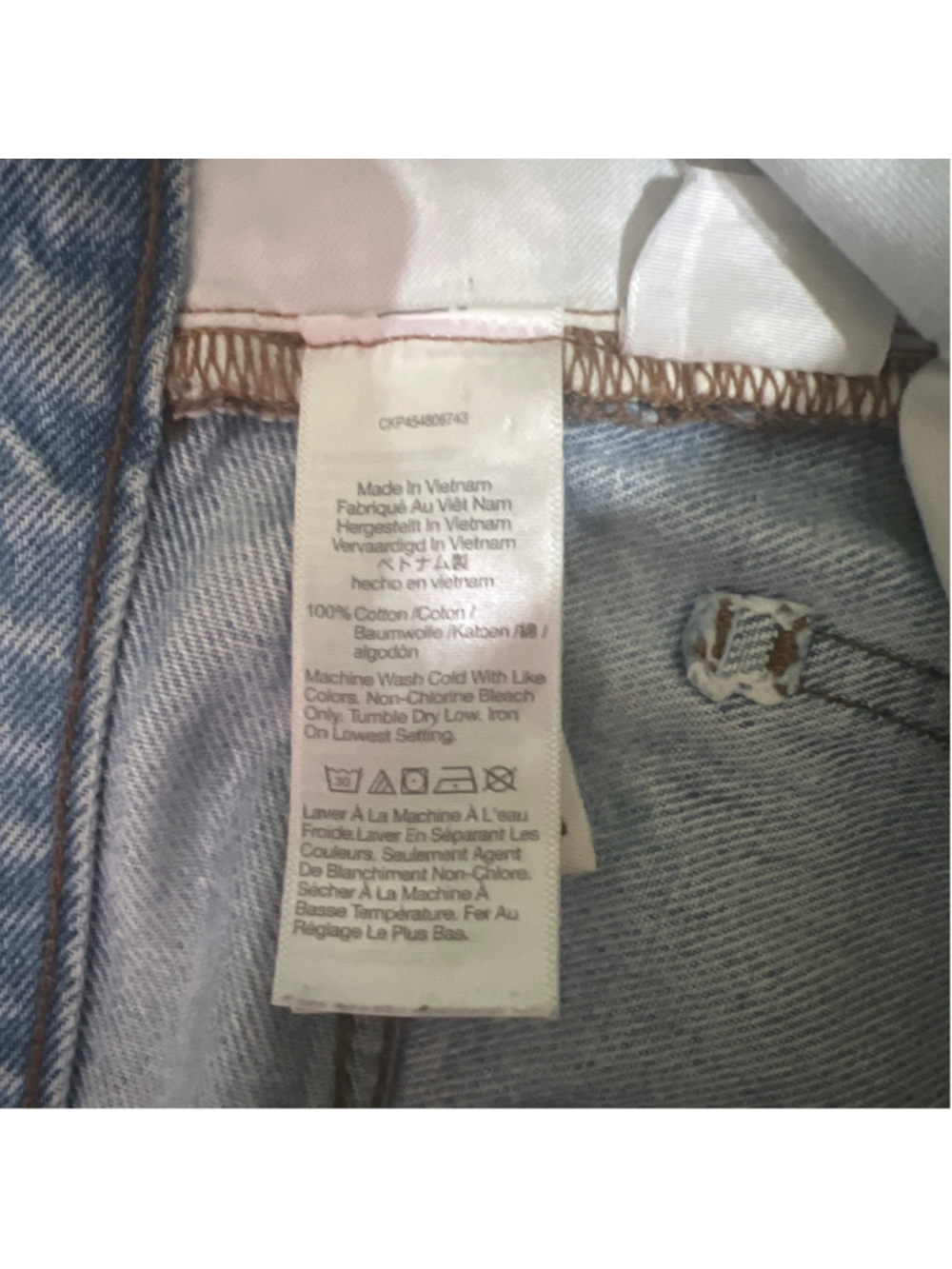 Women's Madewell Light Blue Relaxed Denim Shorts Size 23 High Waisted - Picture 8 of 11